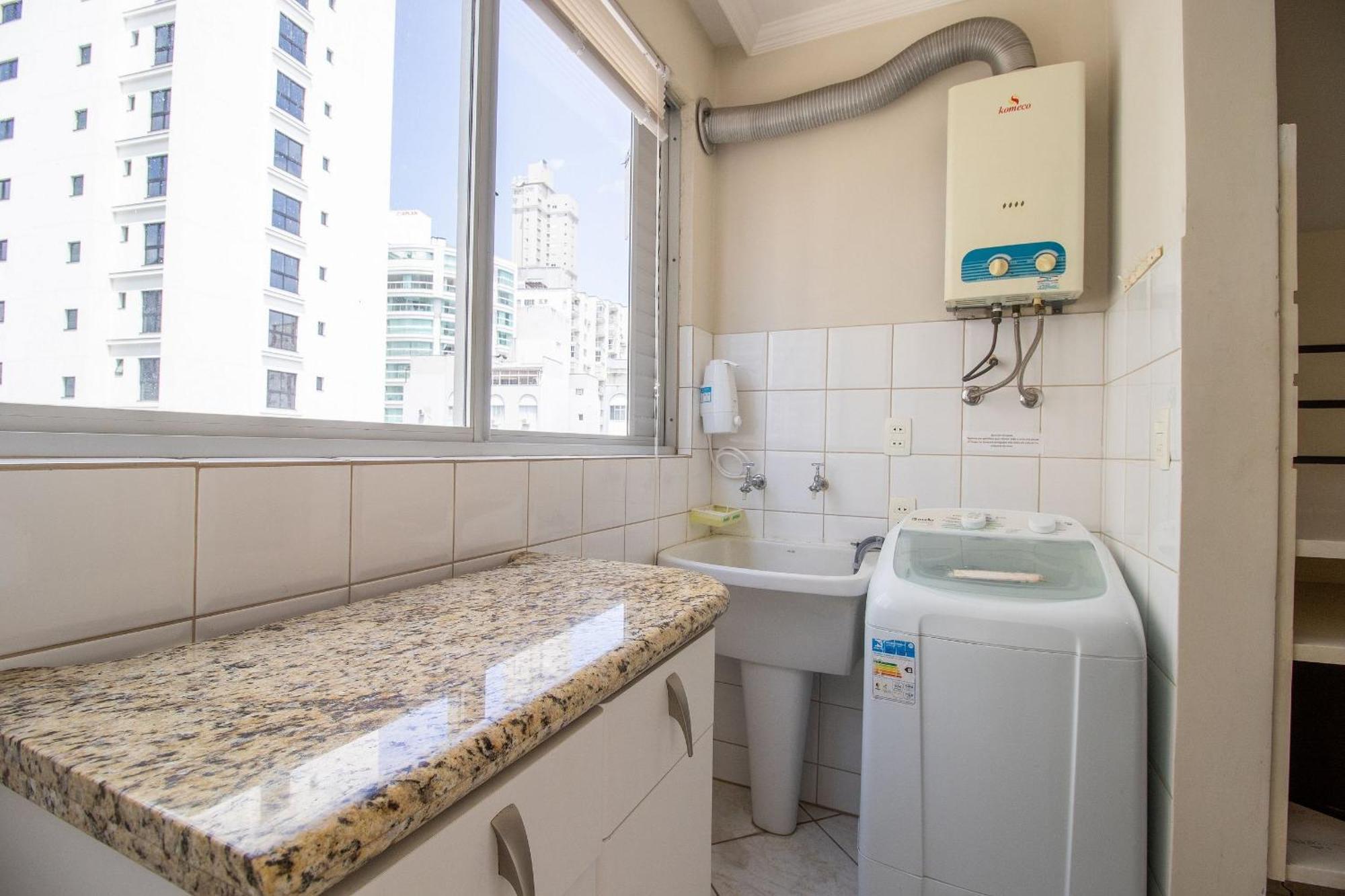 Appartamento Crm71 - 3 Dorm, Centro, Tv Smart, Garagem, Wi-Fi Balneário Camboriú Esterno foto